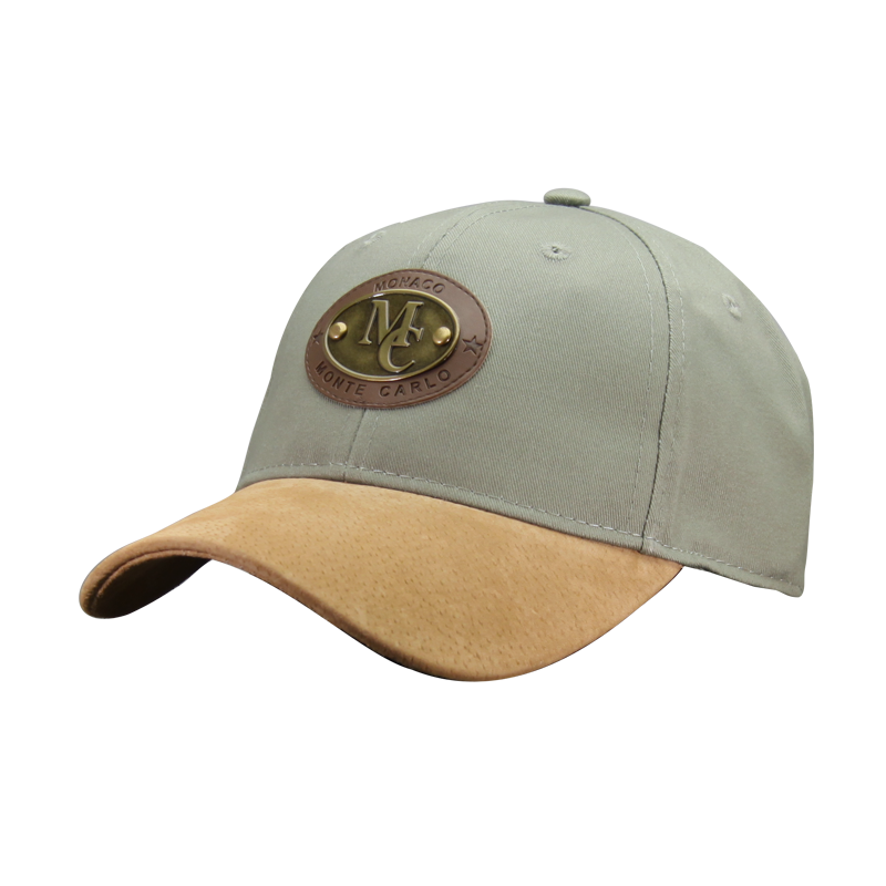 Casquette homme chic Monaco Military / Suedine | Cap Brass ...