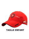 CASQUETTE MONACO MONTE-CARLO  ENFANT ROUGE SCUDETTO