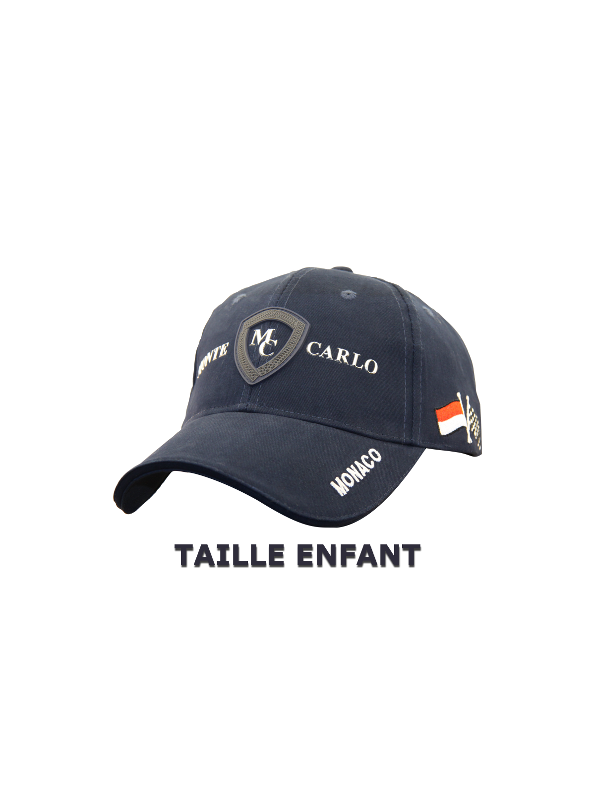 CASQUETTE MONACO MONT-CARLO ENFANT BLEU MARINE NAVY