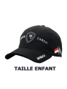 Casquette Enfant racing noire SCUDETTO Monaco