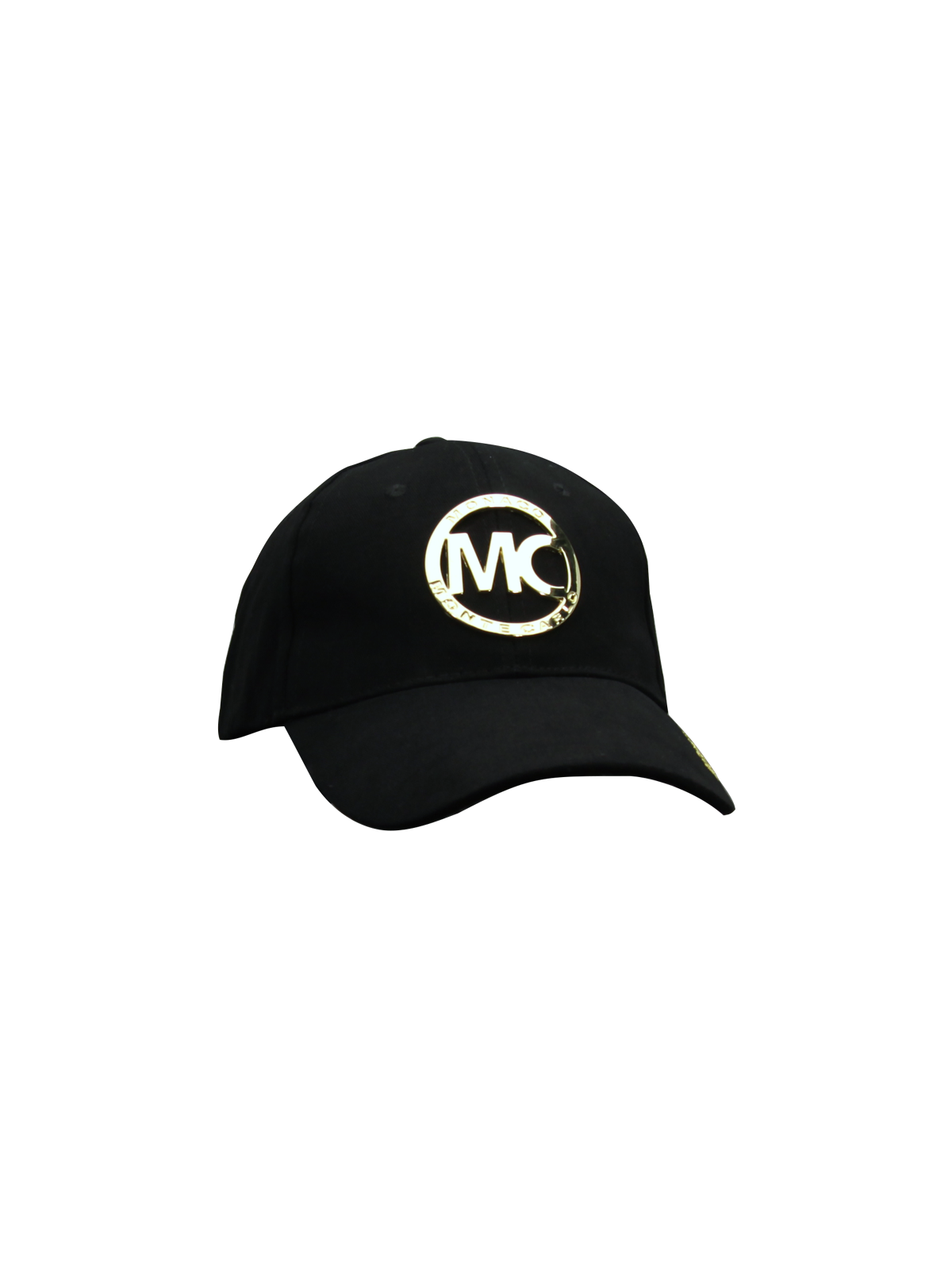 CAP MONACO MONTE-CARLO ROUND METAL GOLD VUE DROITE