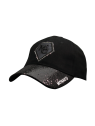Casquette femme chic et paillettes noir | Cap Monaco diams Black
