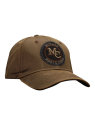 Casquette ROUND MC LEATHER BROWN vue droite