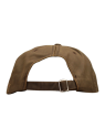 Casquette ROUND MC LEATHER BROWN vue arrière
