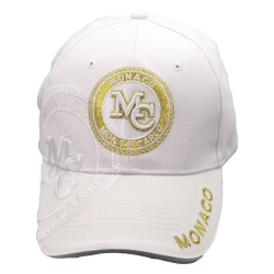 Casquette SHADOW White/Gold VUE DESSUS