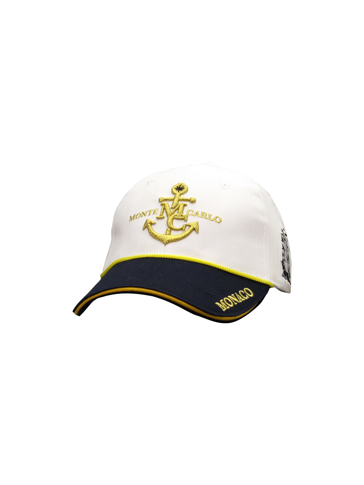 Casquette CAPTAIN White/Navy Gauche