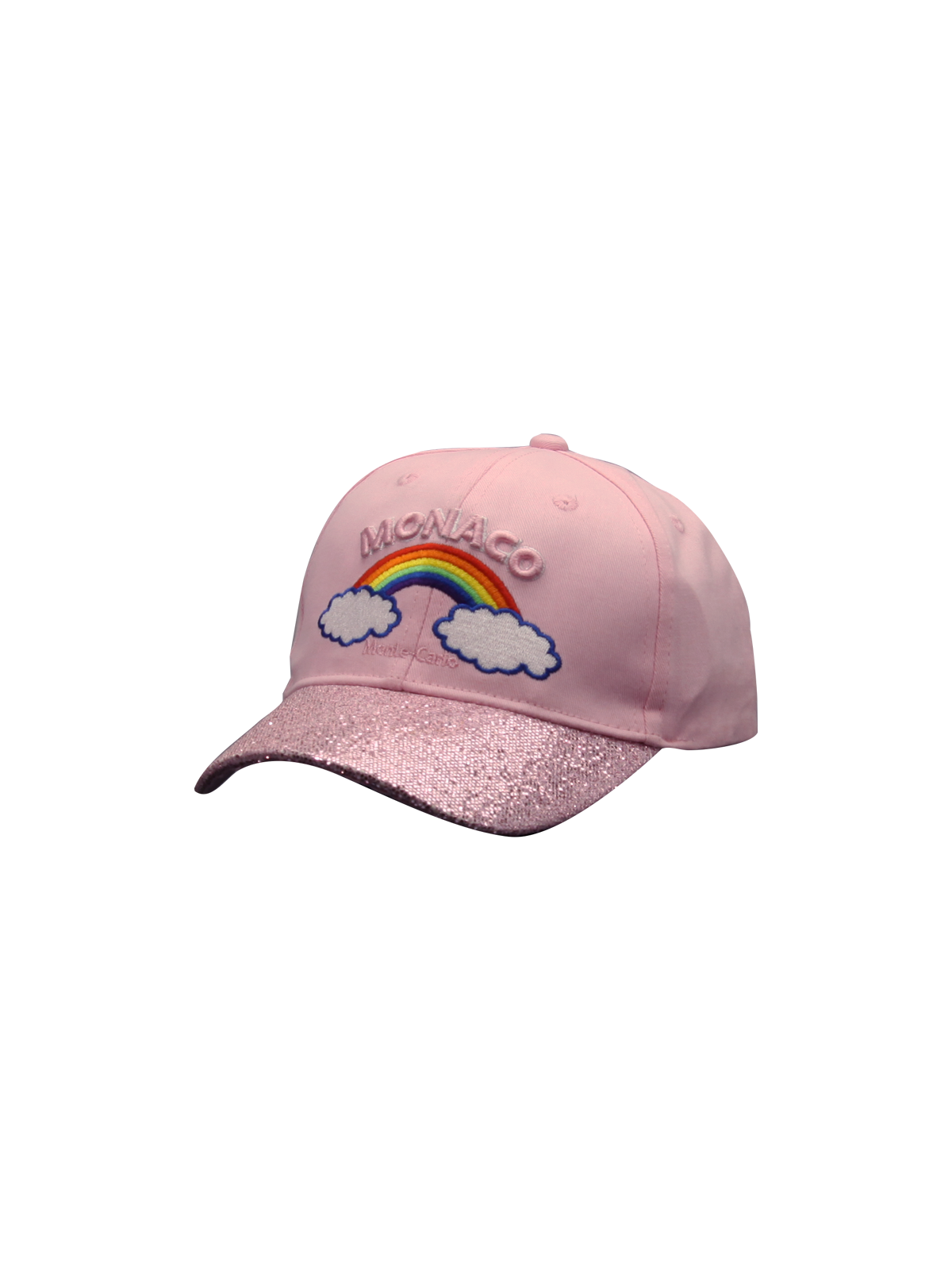 Casquette RAINBOW rose taille enfant vue gauche