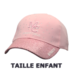 Casquette STAR Pink GLITTER Enfant vue Gauche