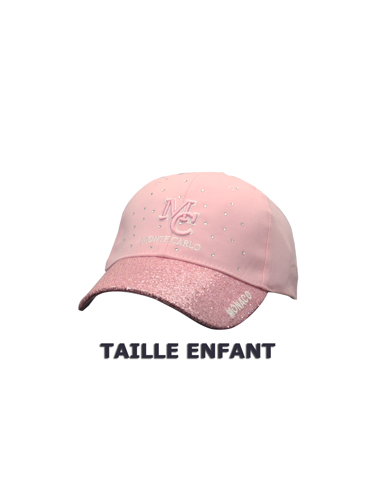Casquette STAR Pink GLITTER Enfant vue Gauche