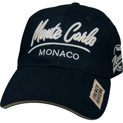 Casquette Monaco Monte-Carlo Black