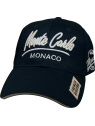 casquette homme noire sport Monaco Monte-Carlo |CAP M-MC BLACK