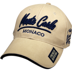 casquette homme Stone Beige sport Monaco Monte-Carlo | CAP M-MC STONE