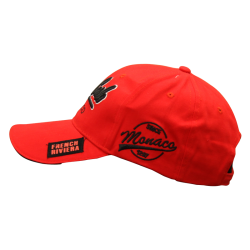 casquette homme rouge sport Monaco Monte-Carlo