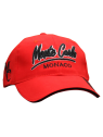 casquette homme rouge sport Monaco Monte-Carlo