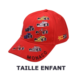 Casquette f1 Monaco flamme youth enfant - Monaco - 6 ans