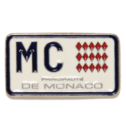 Magnet Monaco Licence plate Metal
