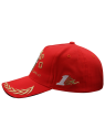 Casquette S LINE Rouge vue Gauche