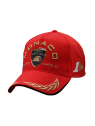 Casquette S LINE Rouge vue Gauche