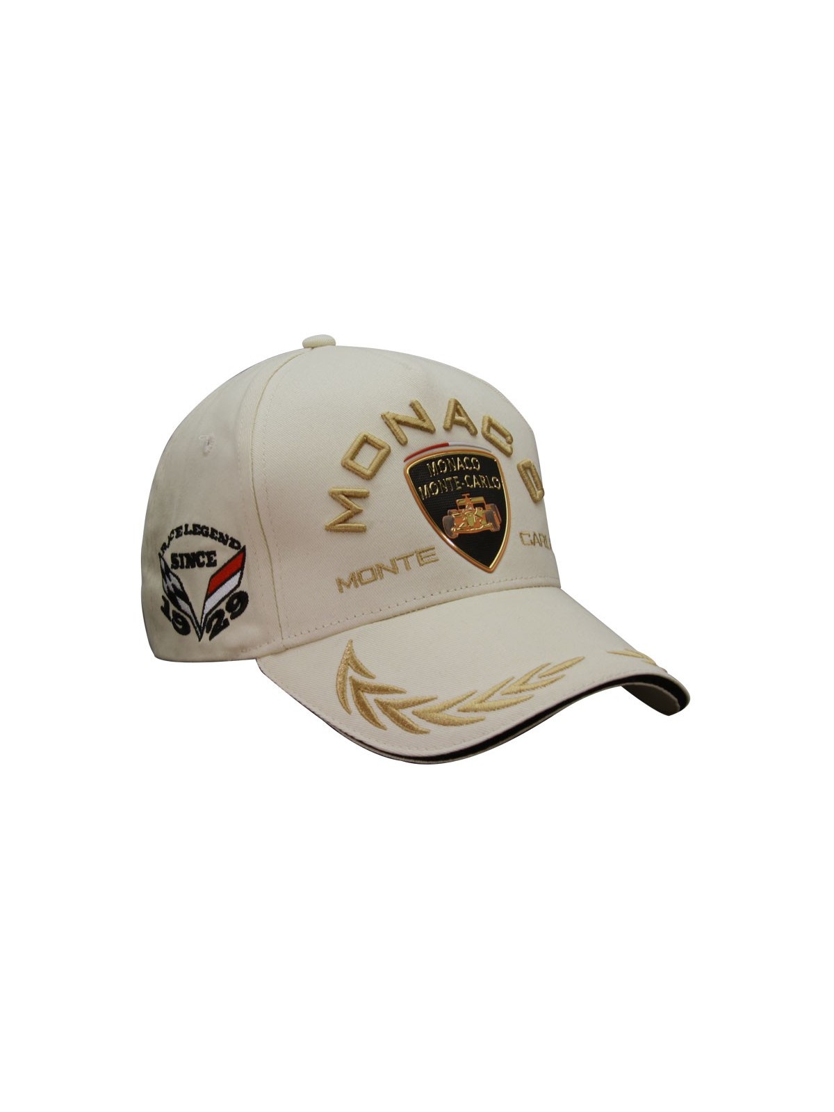 Casquette enfant garçon noire style Grand-prix de Monaco et "US NAVY"