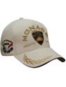 Casquette enfant garçon noire style Grand-prix de Monaco et "US NAVY"