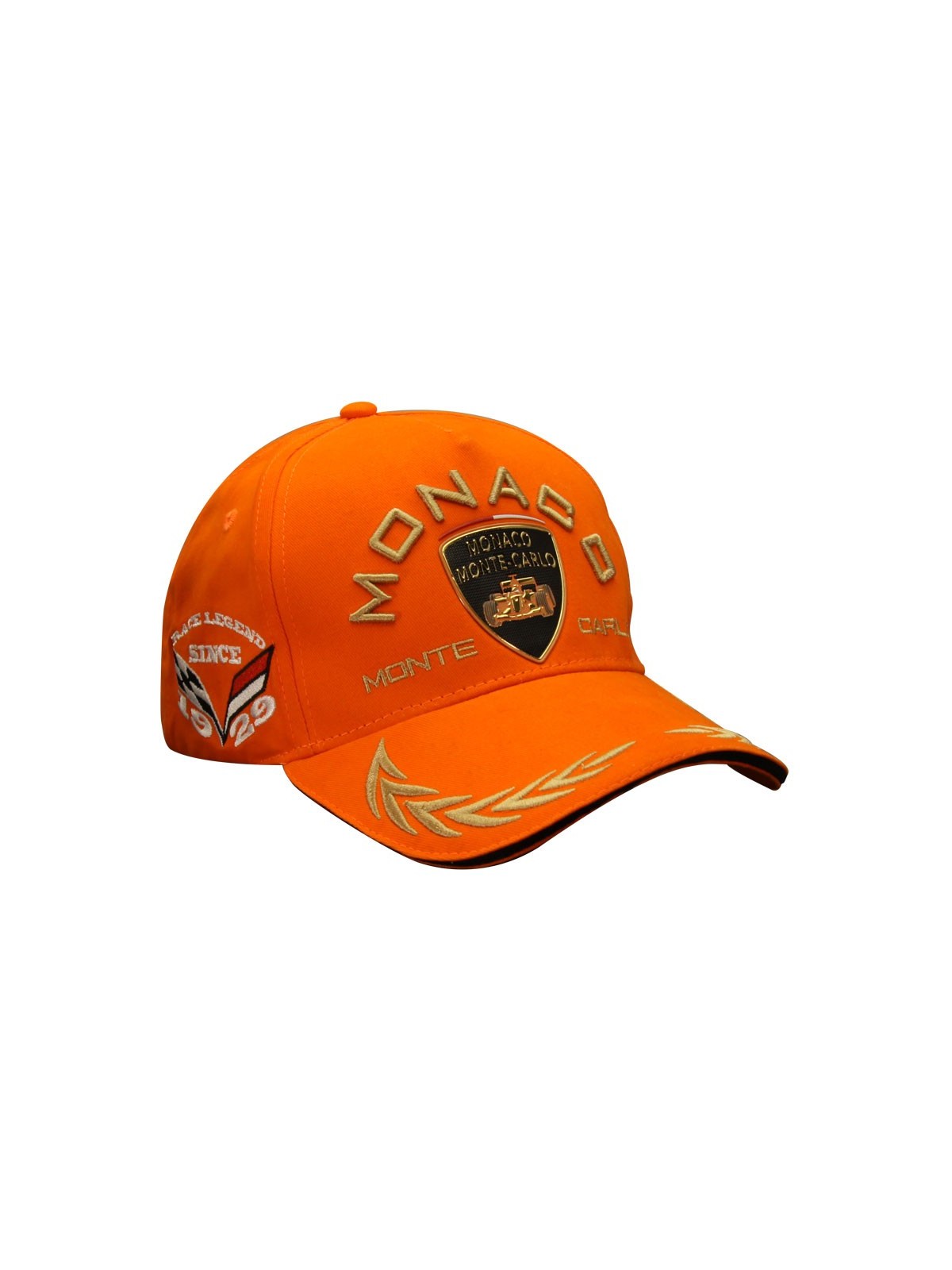 Casquette enfant garçon noire style Grand-prix de Monaco et "US NAVY"