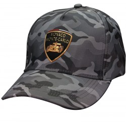 Casquette homme Noire Camouflage style Grand-prix de Monaco et US NAVY