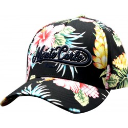 Casquette enfant garçon noire style Grand-prix de Monaco et "US NAVY"