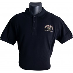 Polo Homme coton noir ou rouge Monaco | Polo SCUDETTO Red or Black