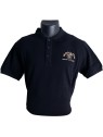 Polo Homme coton noir ou rouge Monaco | Polo SCUDETTO Red or Black