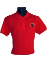 Polo Homme coton noir ou rouge Monaco | Polo SCUDETTO Red or Black