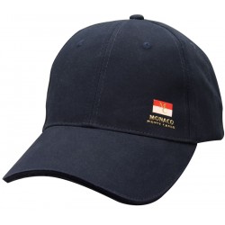 Casquette enfant garçon noire style Grand-prix de Monaco et "US NAVY"
