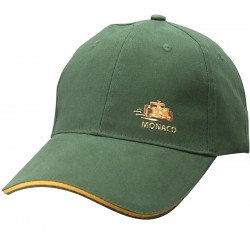 Casquette enfant garçon noire style Grand-prix de Monaco et "US NAVY"