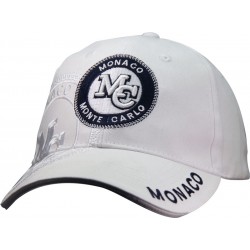 Casquette chic blanc Monaco | Cap SHADOW White/Gold