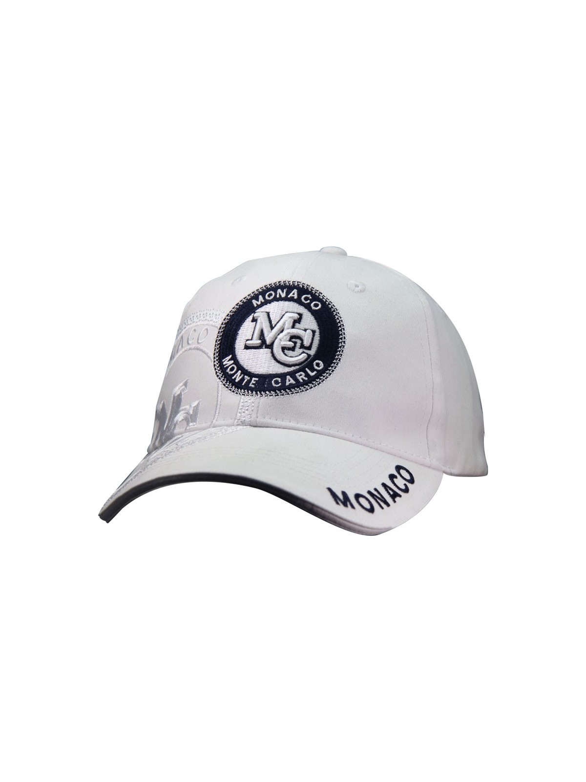 Casquette chic blanc Monaco | Cap SHADOW White/Gold