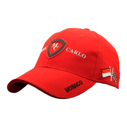 Casquette homme racing rouge Monaco | Cap  SCUDETTO Red