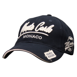 casquette homme bleu marine sport Monaco Monte-Carlo | CAP M-MC NAVY