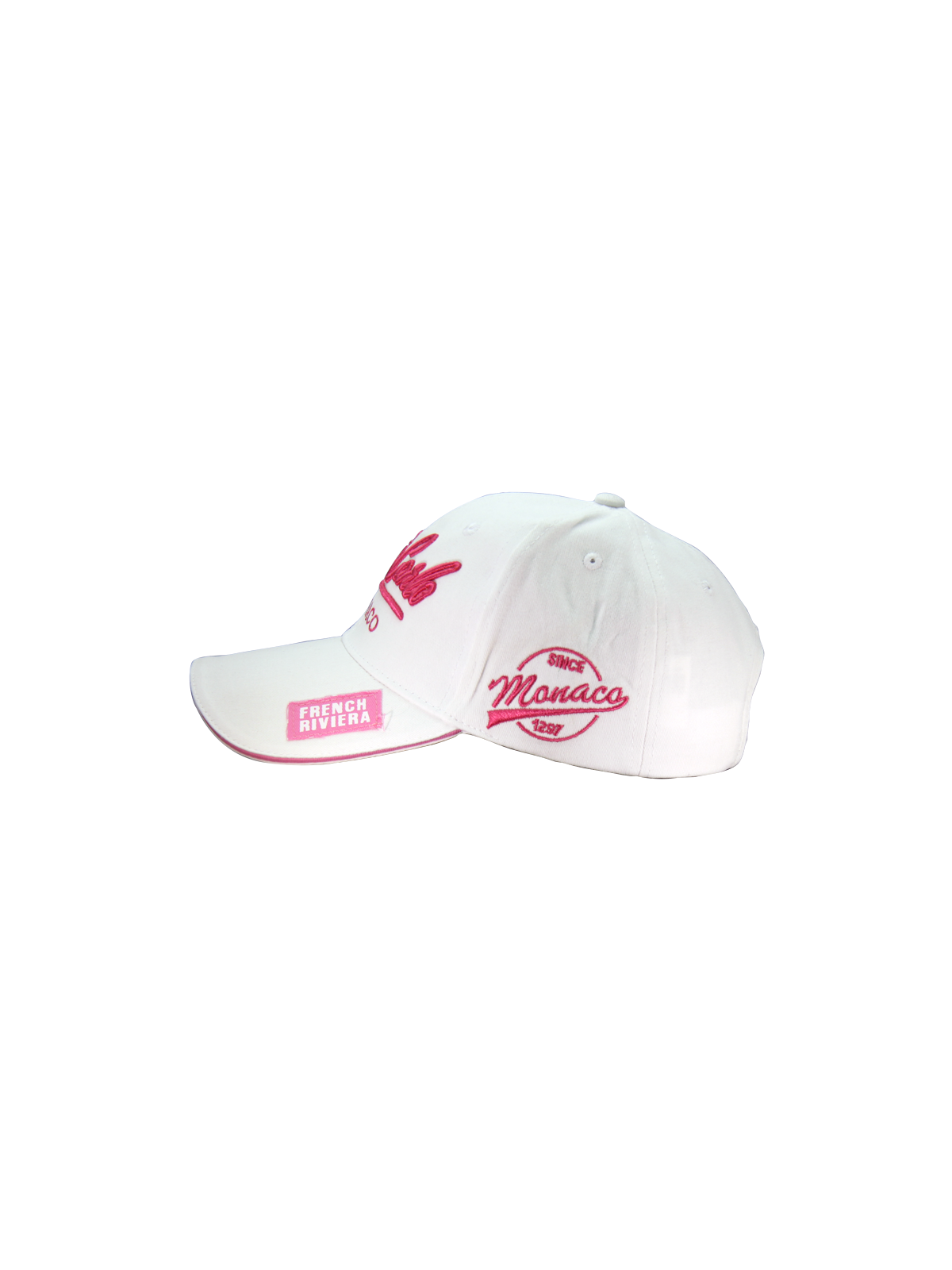 casquette homme blanche sport Monaco Monte-Carlo | CAP M-MC WHITE