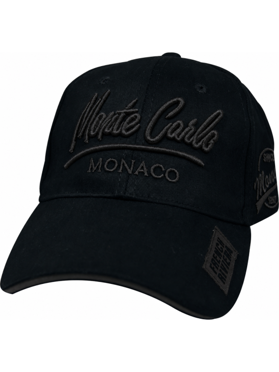 Cap Monaco Monte-Carlo Black | Exclusive Monaco Licensed Hat