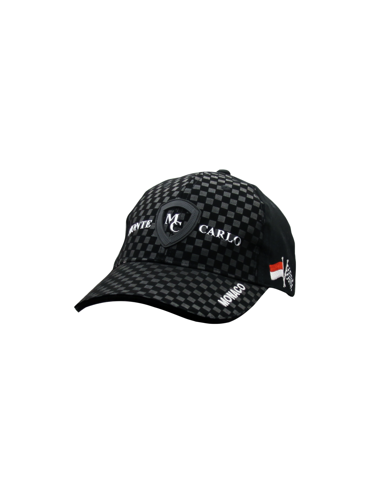 CAP SCUDETTO NUBUK BLACK VUE GAUCHE