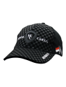 CAP SCUDETTO NUBUK BLACK VUE GAUCHE